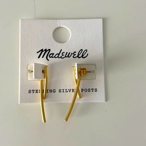 NWT Madewell gold earrings